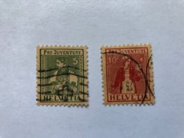 1916 PJ Nr. 8 / 9, Kat 30.- alt