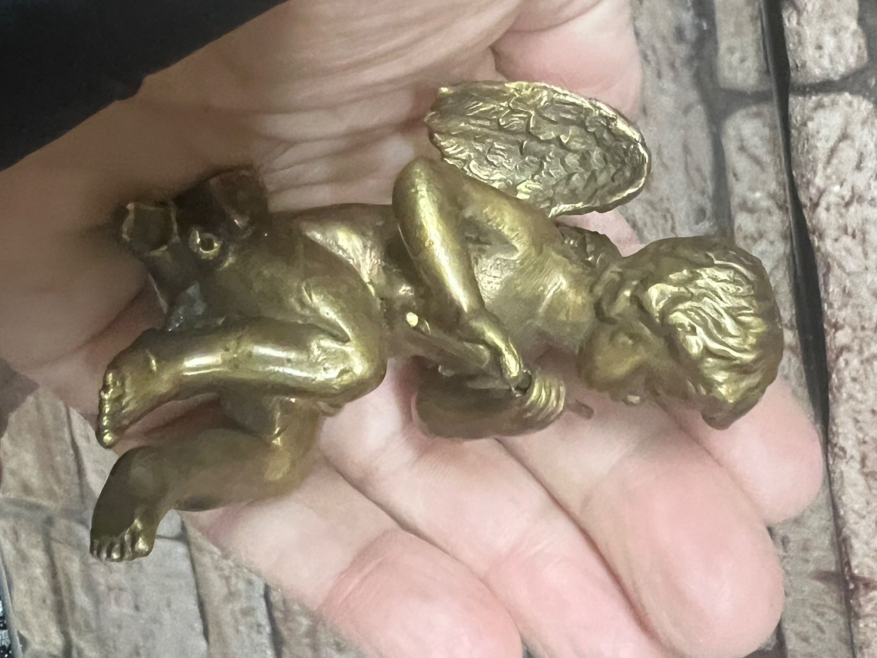 Sculture & Statue: Schöne Messing/Bronze Engel Figur – Usato da Oberengstringen venduto da Cici7 5