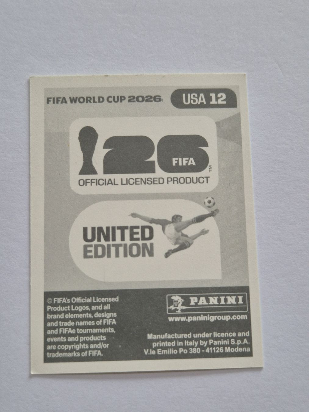 Panini Carte collezionabili: Panini Timothy Weah USA 12 – Nuovo (secondo la descrizione) da Romanens venduto da ozgore 1