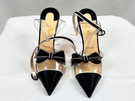 Louboutin Pumps, Schwarz, Grösse 38, Neuwertig