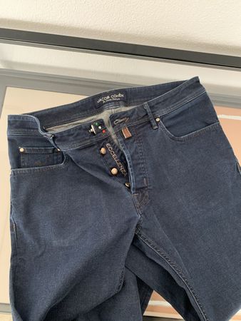 Jacob Cohen Jeans dunkelblau Gr. 32 (Etikett 33)