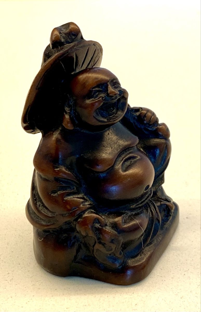 Statuette: Mini Hotei Lachender Buddha Figur – Usato da Basel venduto da phidelitas 2