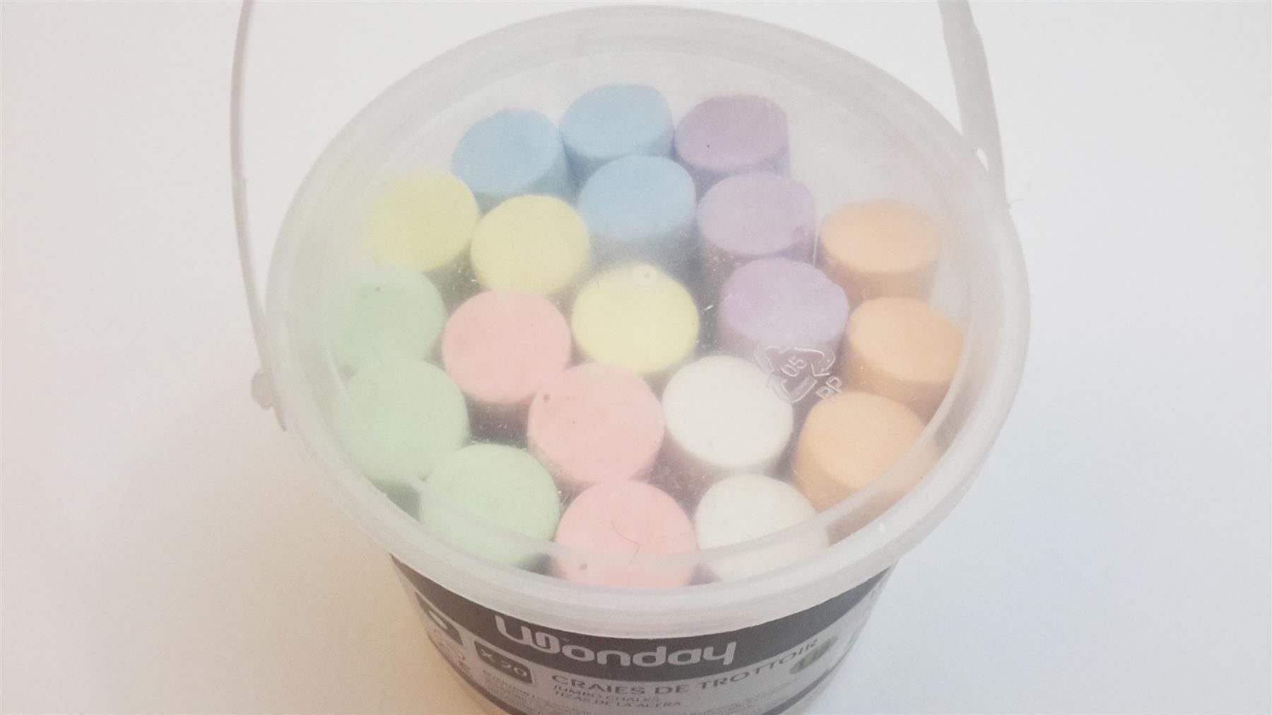 Farben: Straßenmalkreide, Kreide, 20x in Eimer – Neu und originalverpackt aus St. Gallen von cointec 3