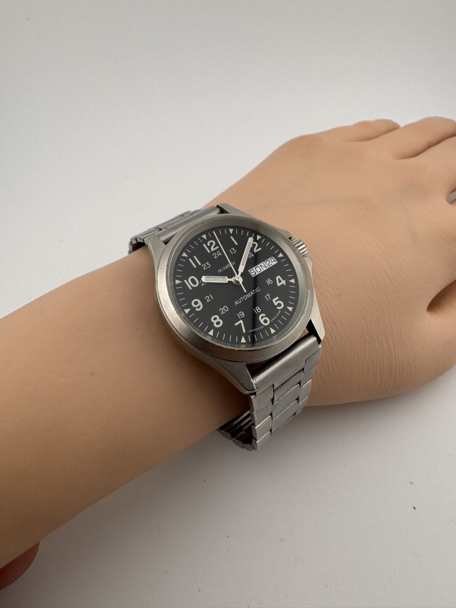 M-Watch Orologi: M-Watch Automatic herrenuhr militaire armé – Usato da Biel/Bienne venduto da upi_7vwn 4