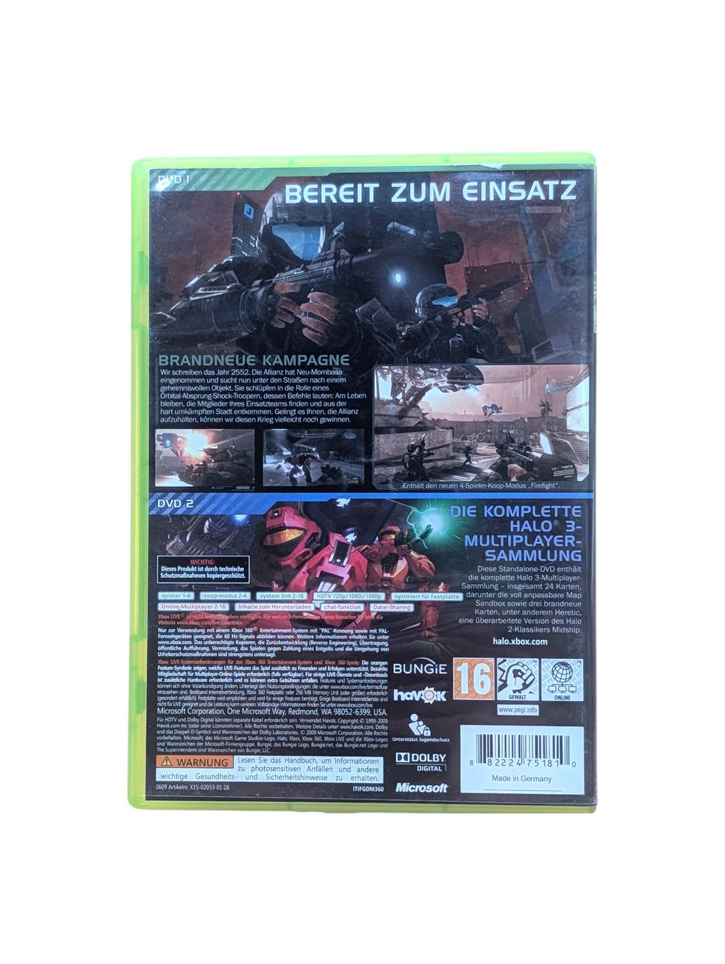 Microsoft Giochi: Halo 3: ODST Xbox 360 – Usato da Domat/Ems venduto da IsseldorsShop 1