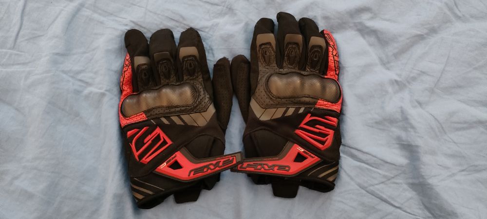 RS-200 Motorrad-Handschuh - rot