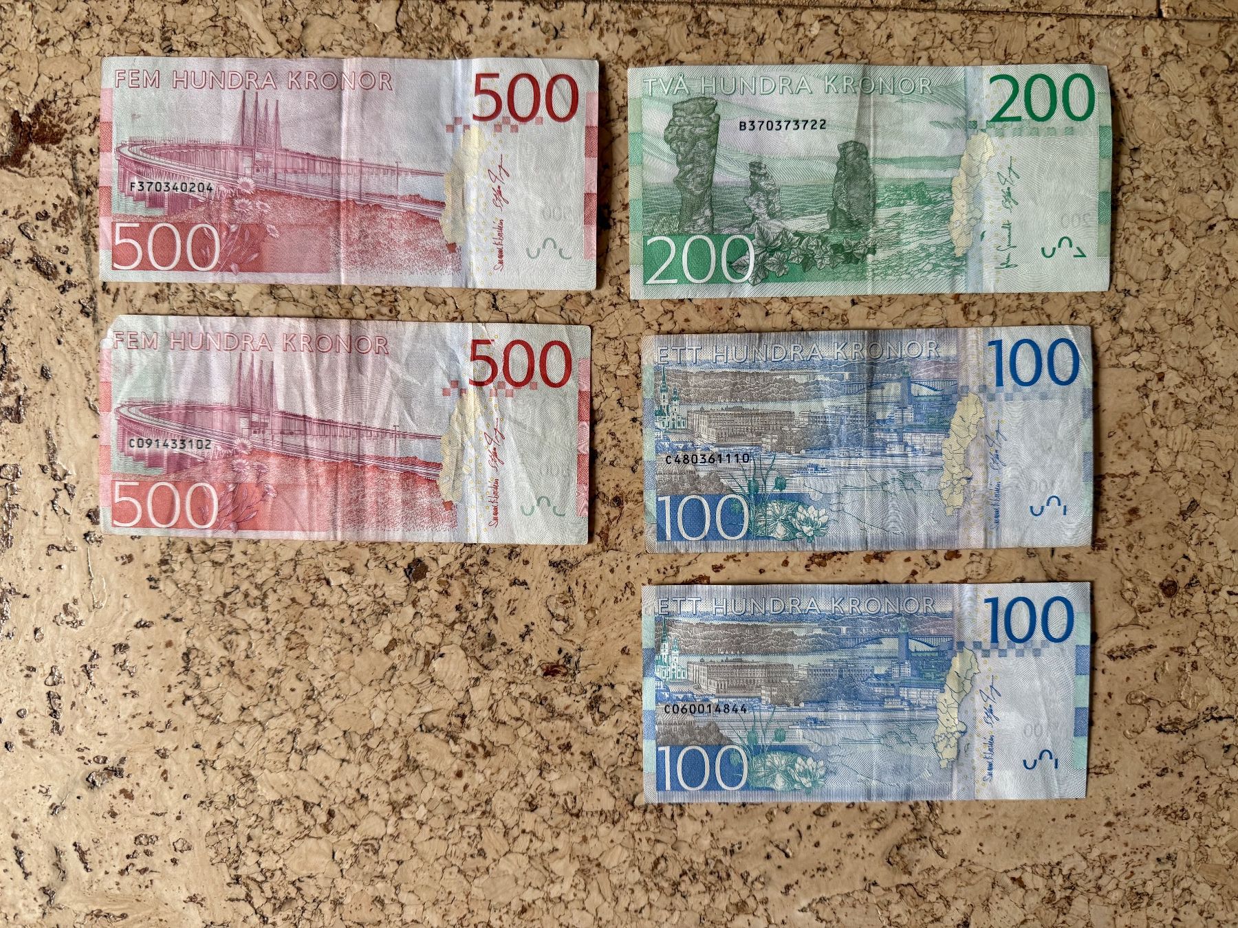 Banconote: 1400 Schwedische Kronen – Usato da Grabs venduto da Na_Va 1