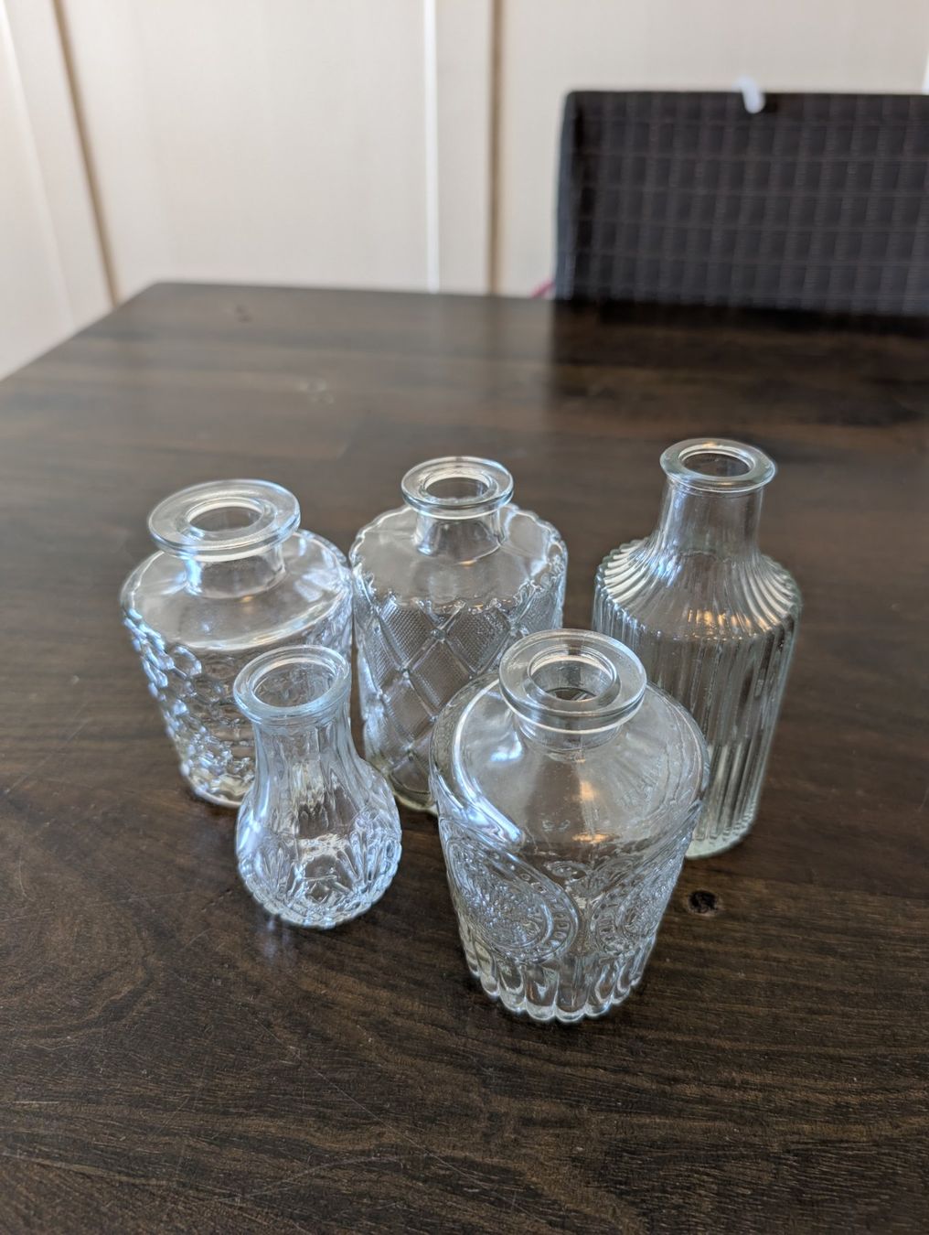 Vasen & Gefässe: Deko Vasen Glas Vintage Style, 5er Set – Neu (gemäss Beschreibung) aus Sursee von Sen.Lu 1