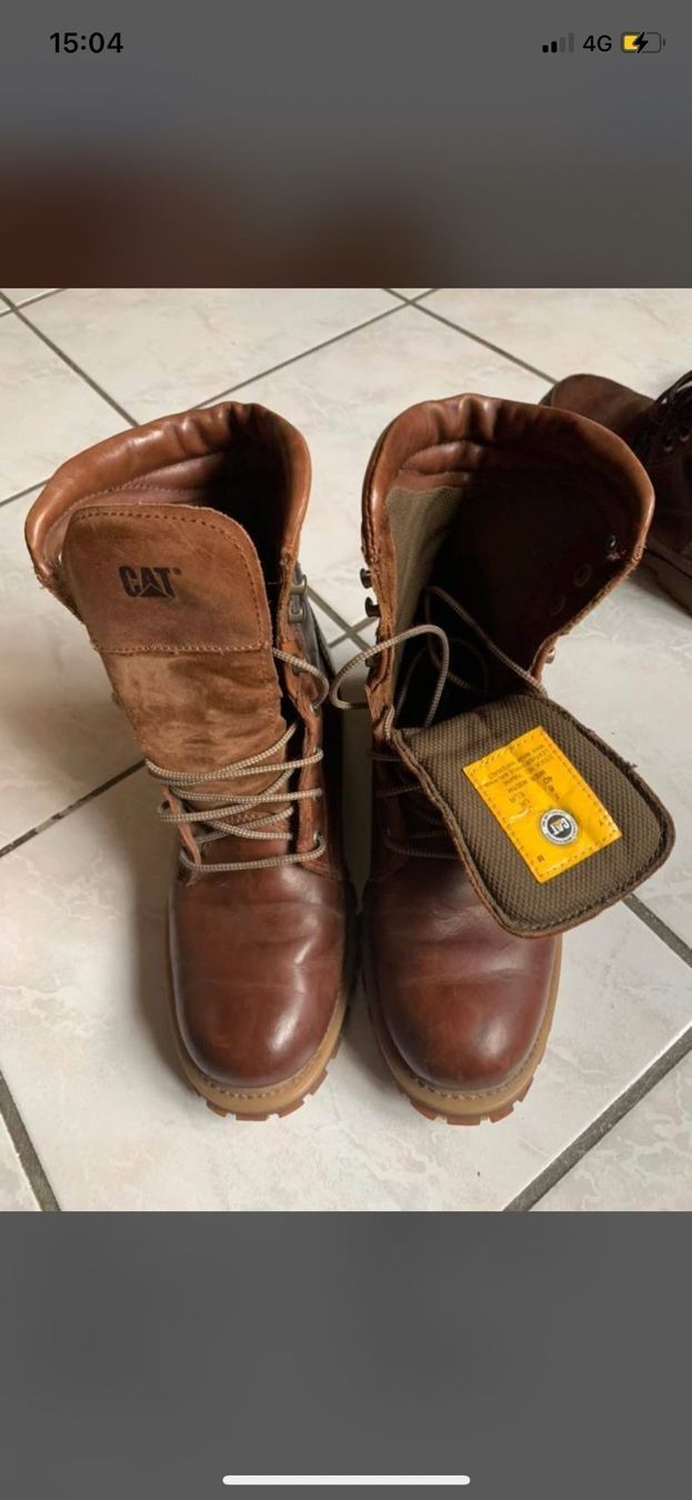 Caterpillar Scarpe da uomo: Bottes caterpillar – Usato da Vernier venduto da Moca78 3