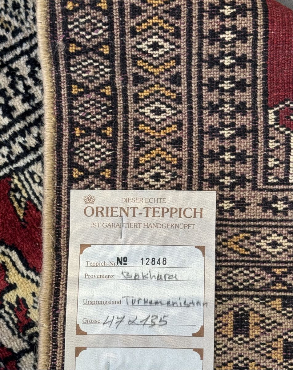 Teppiche: Schmaler Läufer, Turkmen-Bokhara – Gebraucht aus Liestal von galerie_nategh 5