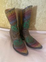 Handbestickte Mexicana Boots Damenstiefel