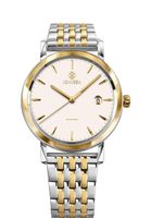 Herrenuhr Swissmade JOWISSA®  Edelstahl Gold Weiß 5 Bar NEU