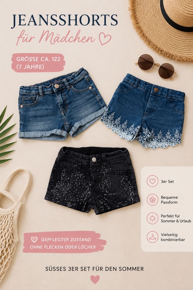 H&M Pantaloni: Jeansshorts – Nuovo (secondo la descrizione) da Binningen venduto da rit_7nbr