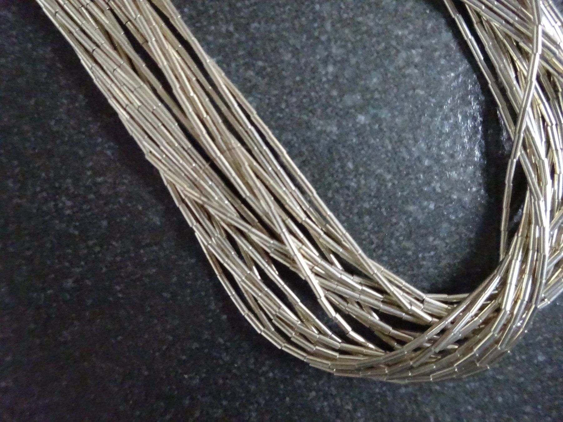 Catenine: Indianer Kette mit Silberbuttinetten – Usato da Esslingen venduto da FetteSchnecke 4