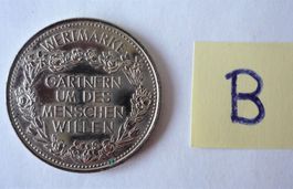 Insel Mainau  / Wertmarke / Silber  -B-
