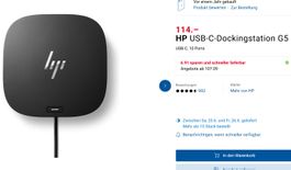 HP USB-C Dock G5 Dockingstation – USB-C, 10 Ports