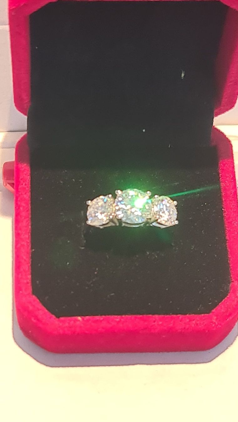 Bagues: Moissanit 2ct. Ring D VVS1 GRA 59.5mm – Neuf avec emballage d'origine à Uerkheim par Kaufoption 5