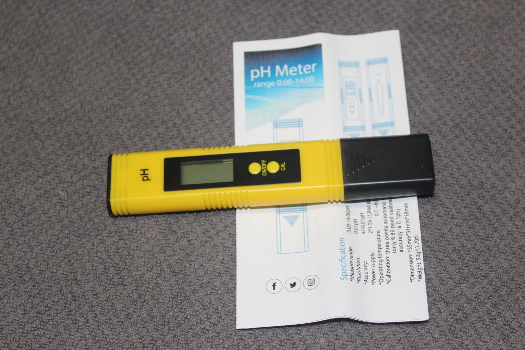 Mesurer: Digital WasserTester PH Wert Prüfer Chlor Messgerät Messer – Neuf (Voir description) à Kirchdorf AG par suntory010