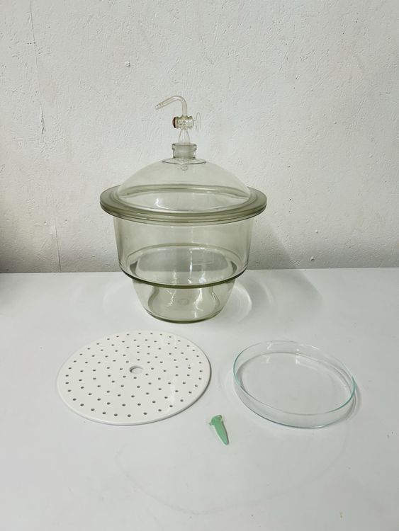 Exsikkator 210mm Mit Porzellan-Exsikkatorenplatte
