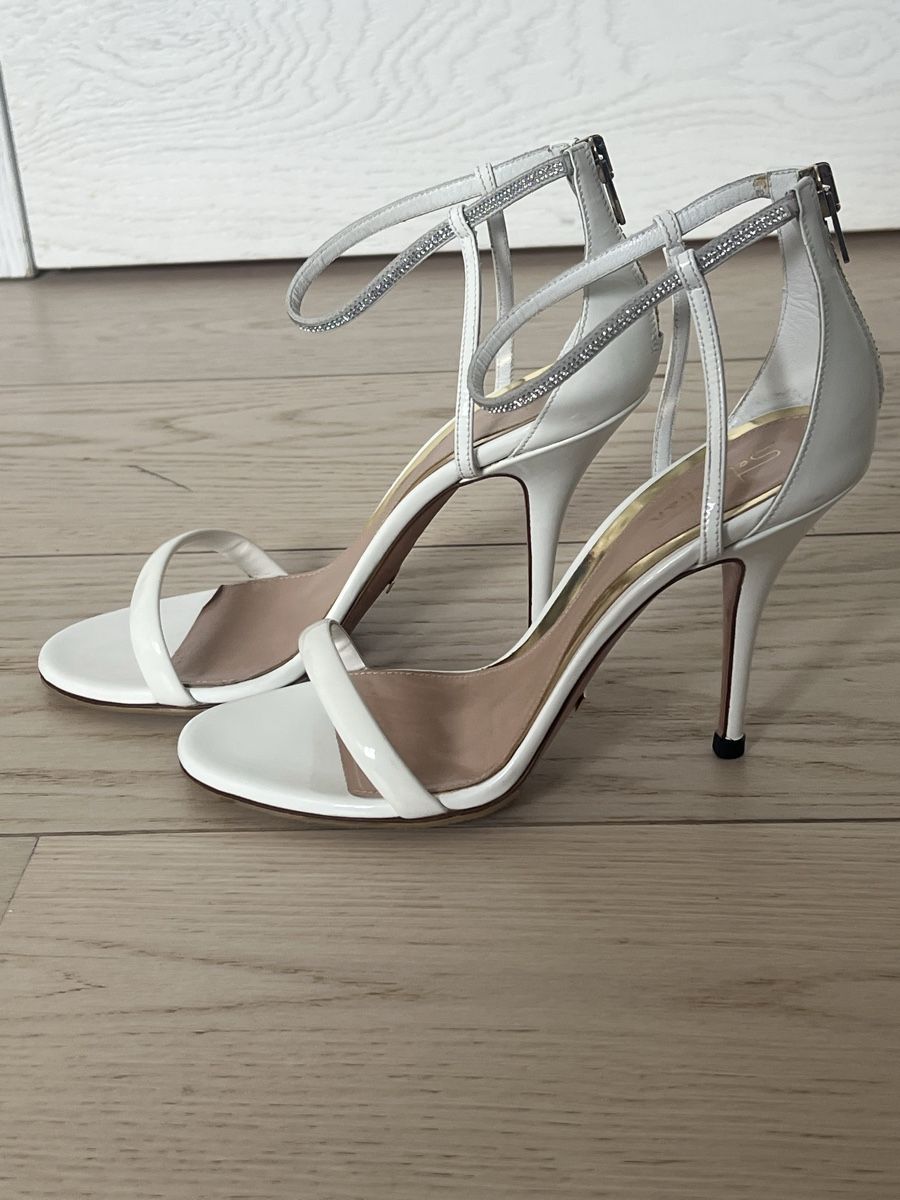 Damenschuhe: Sebastian Milano White Heels, Size 37, EUC, Summer! – Neu (gemäss Beschreibung) aus Dully von rev_l7jp 2