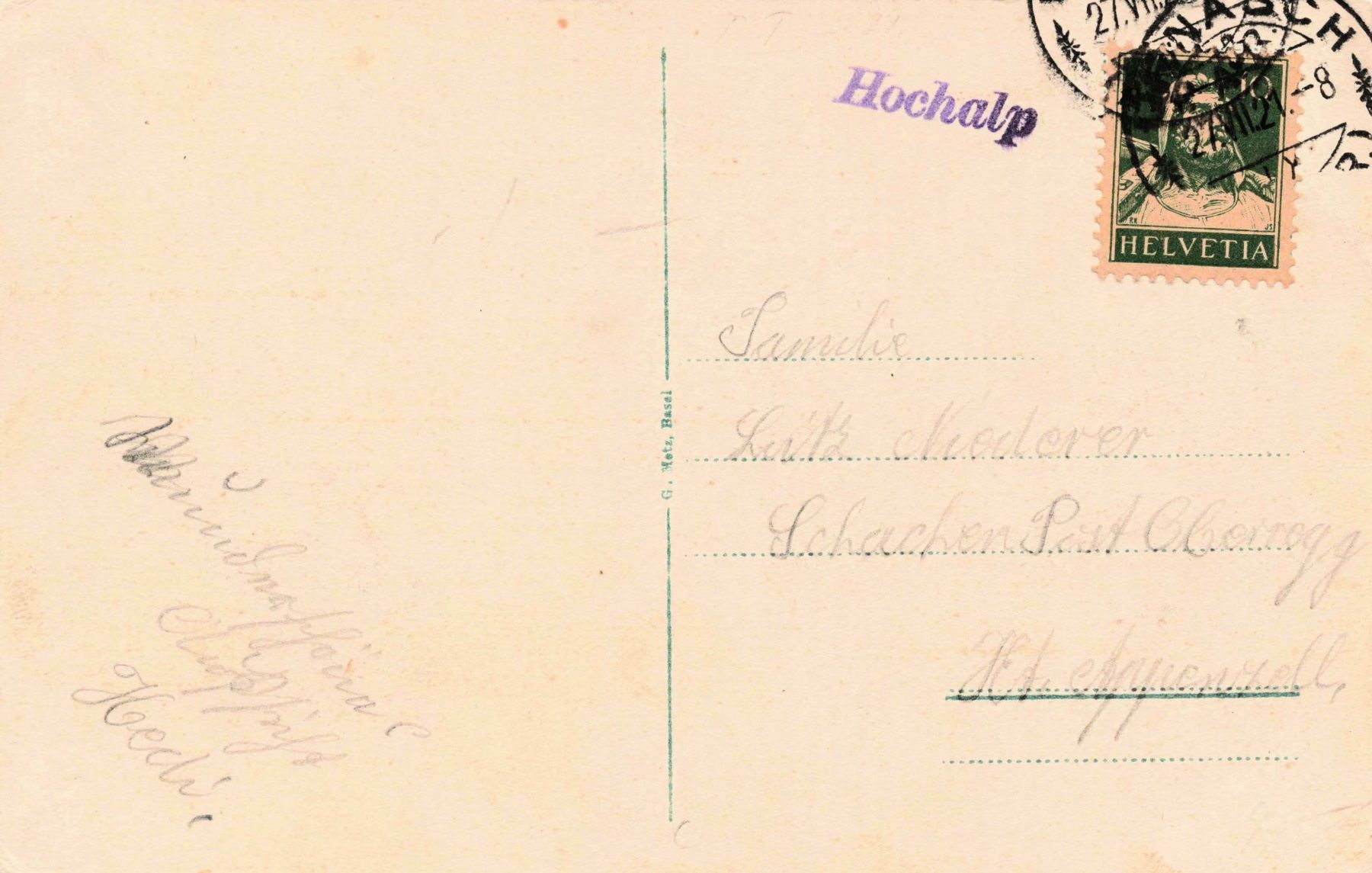 Cartes postales: Panorama von der hochalp urnäsch – D'occasion à Biasca par Blenio71 1