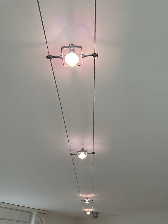 Lampadari & plafoniere: Schöne Deckenleuchte Seilzugsystem mit 5 Leuchtmitteln – Usato da Basel venduto da kruepi 2