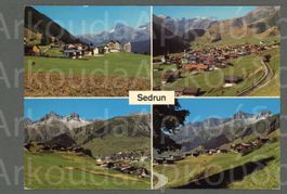 AK color Sedrun GR 4- Bild,Tujetsch,Surrein, Bugnei ≈ 1976