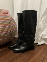 Alexander McQueen Leder Stiefel, schwarz 41 Top!