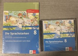 Die Sprachstarken 8 Lernmaterial und Audio-CD neu