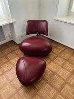 Stylischer Leolux Pallone Sessel mit Fusshocker