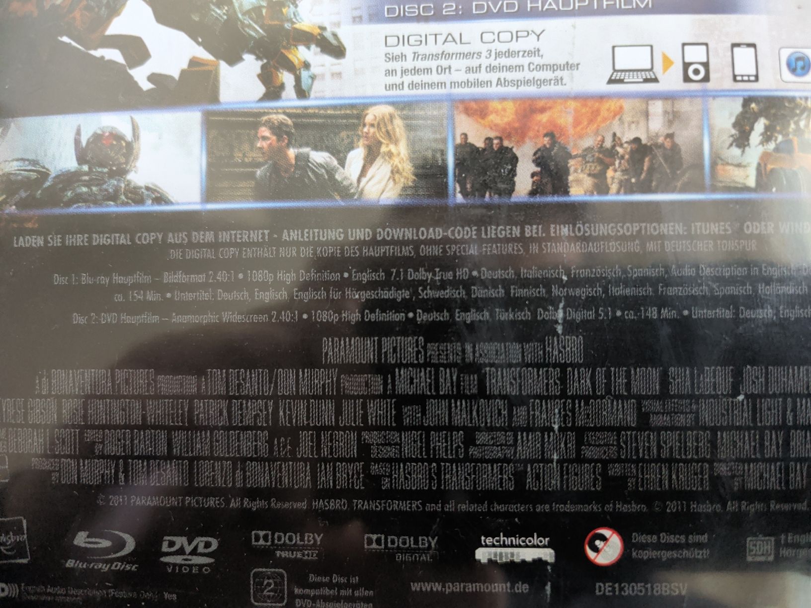 Tutti i DVDs: Blu-ray Film Transformers 3  – Usato da Chur venduto da FreakofRarity 3