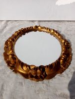 Roberta Wood Wandspiegel im Barock Stil Vintage um 1950 Gold