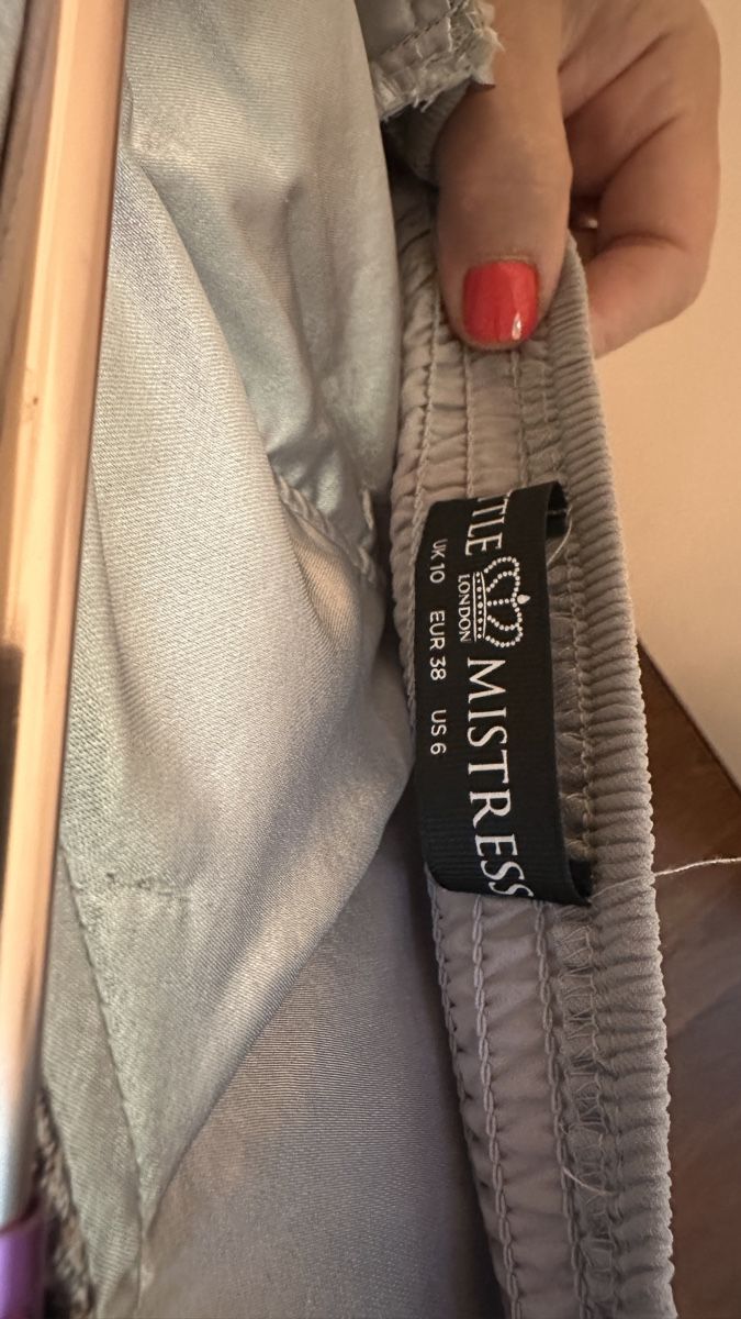 Kleider: Langes graues Trägerloses Kleid Gr. 38 Abendkleid – Neu (gemäss Beschreibung) aus Hinterkappelen von Gogigo36 3