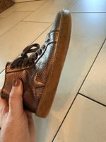 Bisgaard Kinderschuhe Leder metallic gebraucht