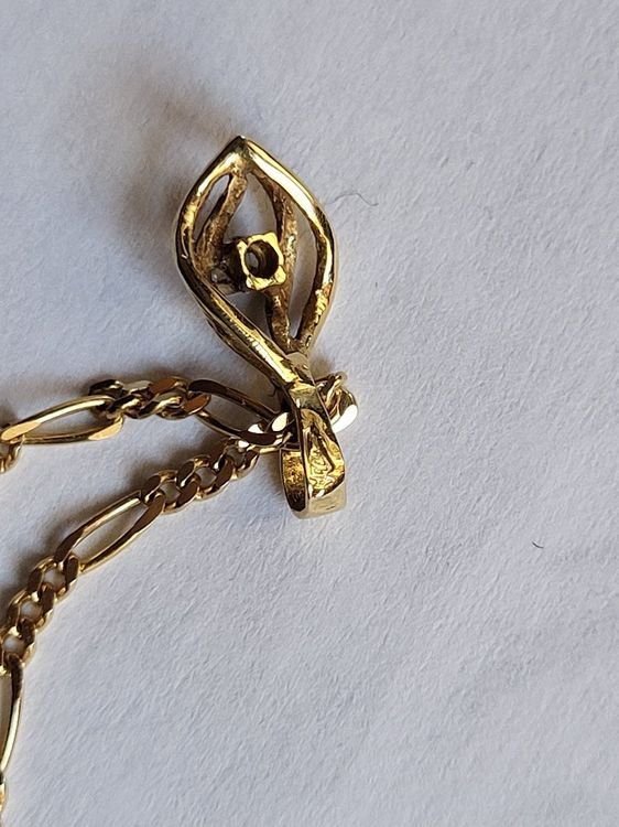 Catenine: Goldkette mit Anhänger Gepunzt – Usato da Selkingen venduto da gwendolynx 2
