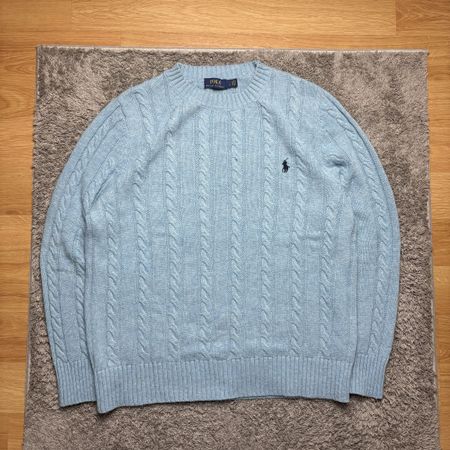Vintage Polo Ralph Lauren cable knit Sweatshirt (L)