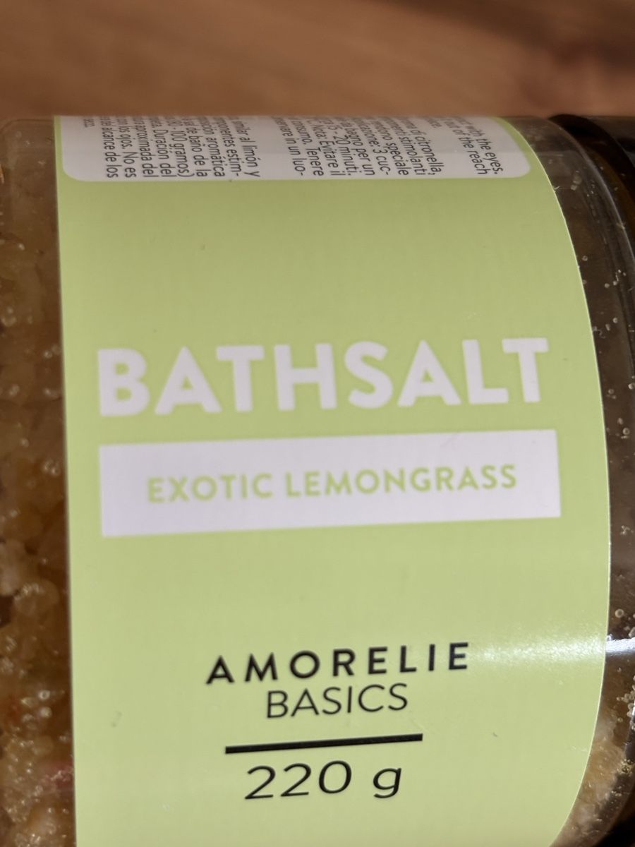 Altro per la cura del corpo: Amorelie Bathsalt Exotic Lemongrass – Nuovo e nell'imballaggio originale da Stallikon venduto da Rsiri