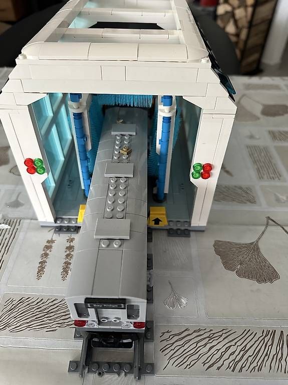 Modelleisenbahnen: Moc Eisenbahnwagen Waschanlage  – Gebraucht aus Schöftland von Stella 1