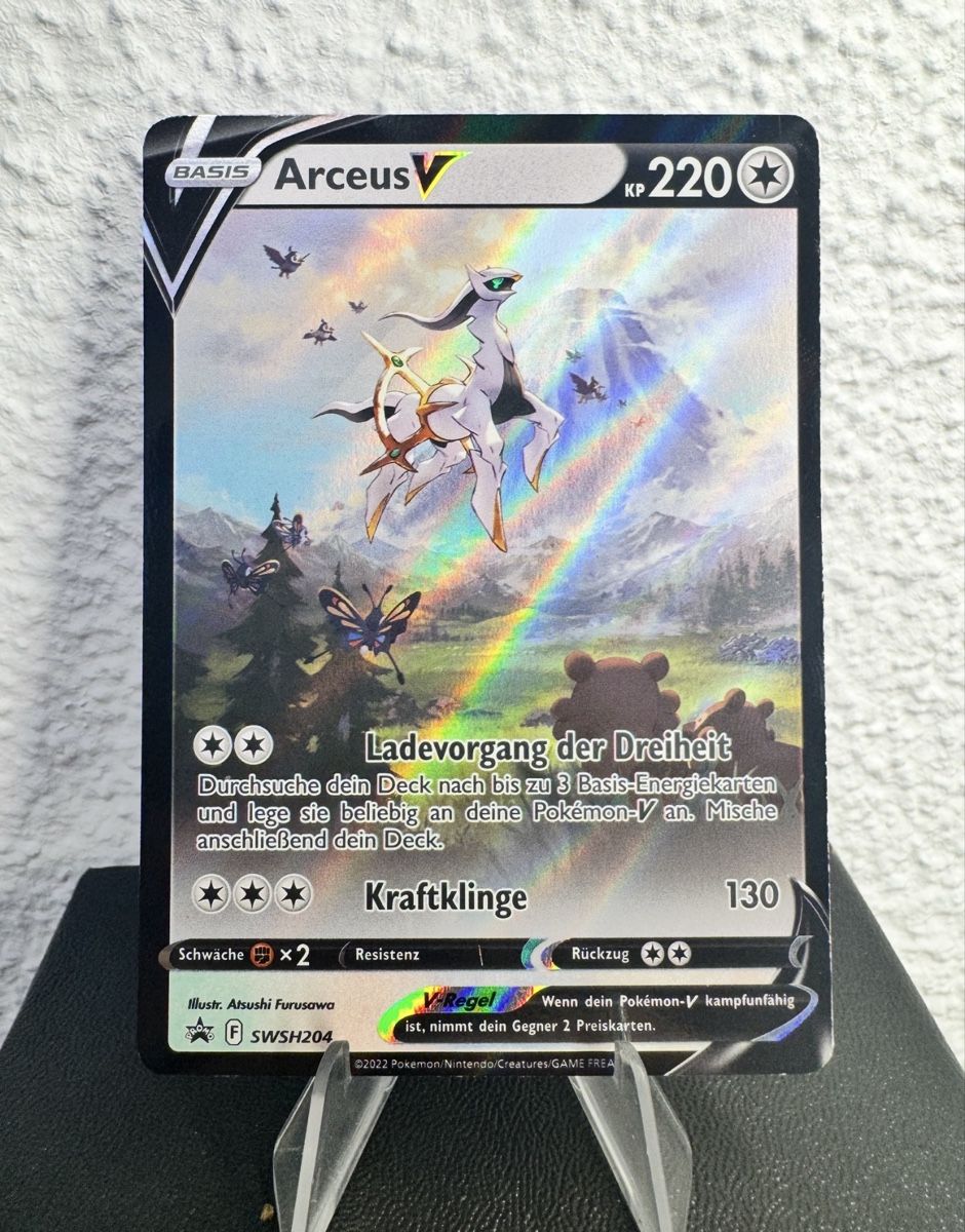 Pokémon Carte collezionabili: Pokemon Arceus V Karte – Nuovo (secondo la descrizione) da Volketswil venduto da kev_8cfn