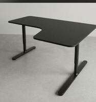 Bekant Ikea Eckschreibtisch 160x110 cm schwarz