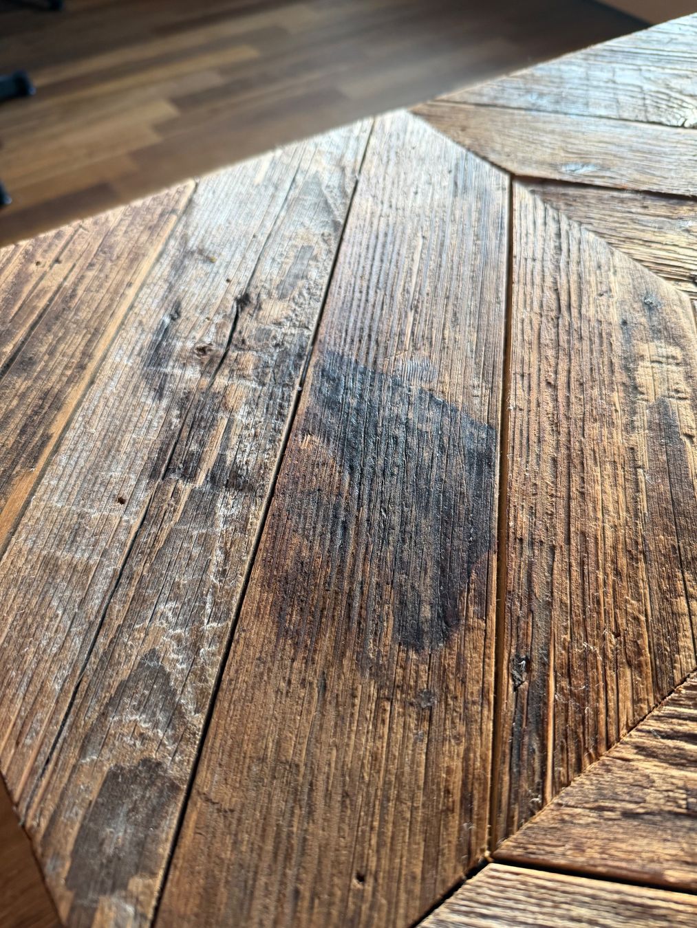 Tavoli: Rustikaler Couchtisch aus Holz & Metall – Usato da Brugg AG venduto da stick_ice 1