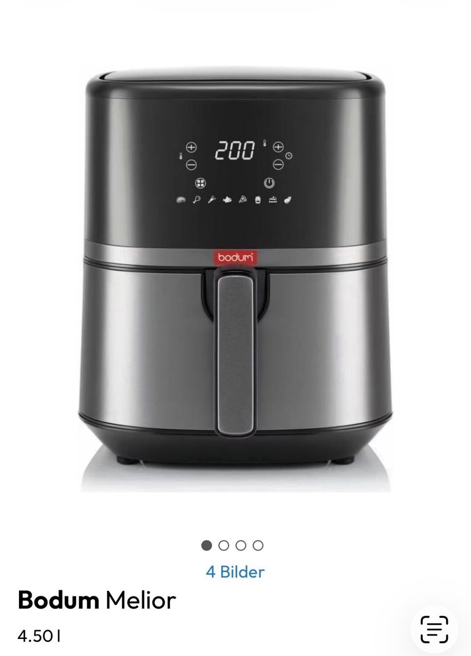 Bodum Küchengeräte: Heiisluftfritöse Bodum neu – Neu und originalverpackt aus Gerlafingen von HungerDiva 3