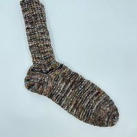 Handgestrickte Wollsocken Grösse: 44/45