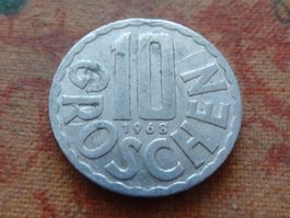AUTRICHE  10  Groschen  1968