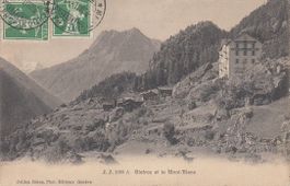 Giétroz   VS   et le Mont Blanc     en 1911