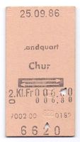 Billette Landquart - Chur