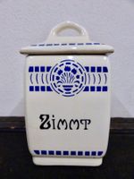 Vintage Vorratsdose ZIMMT ZIMT Dose Vorratsbehälter Keramik
