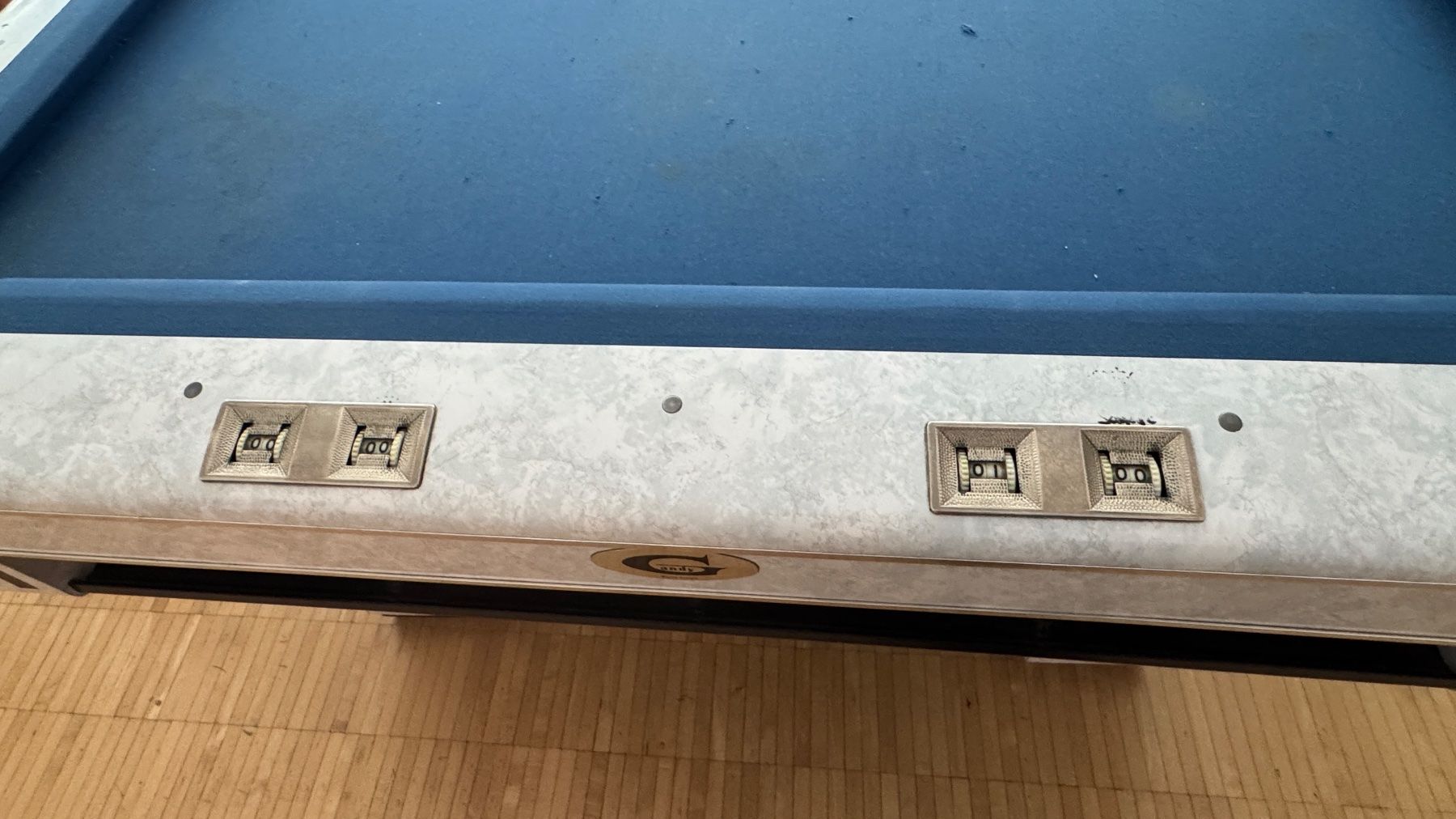 Tables de billard: Table de billard Gandy bleu avec compteurs – D'occasion à Zürich par ans_hxn2 2