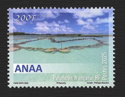 POLYNÉSIE FRANÇAISE neuf** 2025 Images des îles. Anaa.