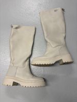 Six ways to Sunday Stiefel aus Leder creme Gr. 40